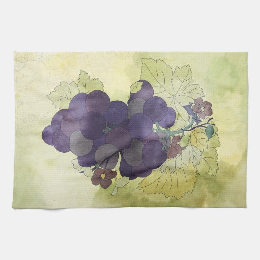 Concord-druiven Theedoek (Horizontaal)