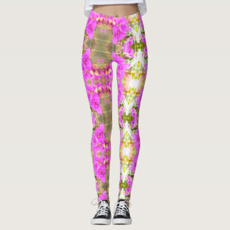 Concord Grape Tradescantia Flower-lgngs [Vendredi] Leggings