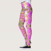 Concord Grape Tradescantia Flower-lgngs [Vendredi] Leggings (Links)