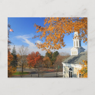 Concord Massachusetts in het najaar Briefkaart