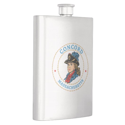 Concord Massachusetts Koloniaal Flacon (Rechts)