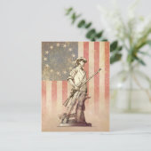 Concord Minuteman Briefkaart (Staand voorkant)