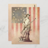 Concord Minuteman Briefkaart (Voorkant / Achterkant)