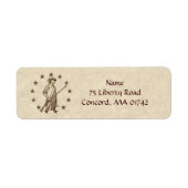 Concord Minuteman Etiket (Voorkant)