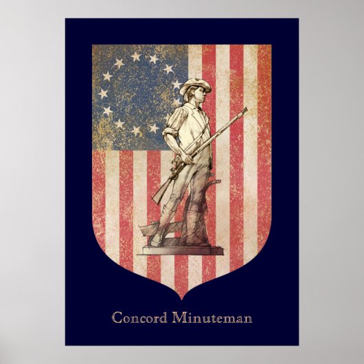 Concord Minuteman Poster (Voorkant)