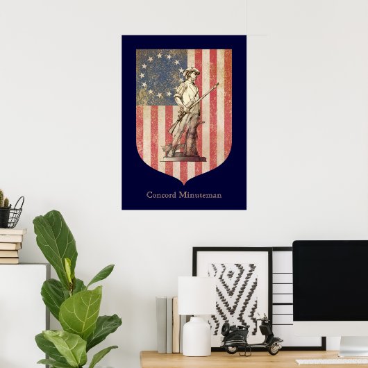 Concord Minuteman Poster (Thuiskantoor)