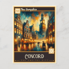 Concord, New Hampshire | Antiek Briefkaart