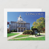 Concord, New Hampshire Briefkaart (Voorkant / Achterkant)