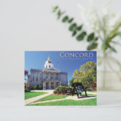 Concord New Hampshire Briefkaart (Staand voorkant)