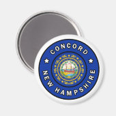 Concord New Hampshire Magneet (Voorkant / Achterkant)