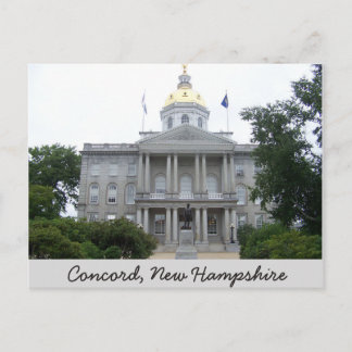Concord, New Hampshire Post Card Briefkaart