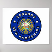 Concord New Hampshire Poster (Voorkant)