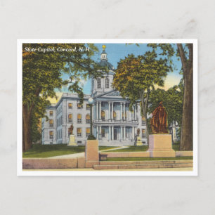 Concord New Hampshire State Capitol Briefkaart