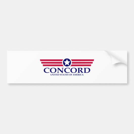 Concord NH Pride Bumpersticker (Voorkant)