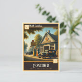 Concord, North Carolina | Antiek Briefkaart (Staand voorkant)