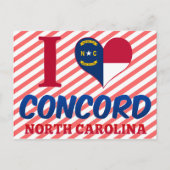 Concord, North Carolina Briefkaart (Voorkant)