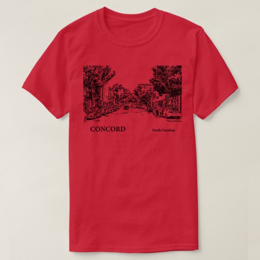 Concord North Olina 4 T-shirt (Design voorkant)