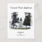 Concord Point Light- Havre de Grace, Maryland Briefkaart (Voorkant)