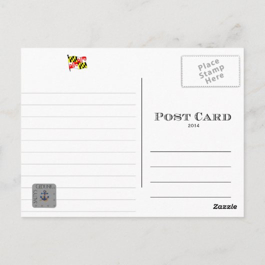 Concord Point Light- Havre de Grace, Md 2020 Briefkaart (Achterkant)