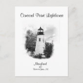 Concord Point Light- Havre de Grace, Md 2020 Briefkaart (Voorkant)
