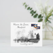 Concord Point Lighthouse Havre de Grace, Maryland Briefkaart (Staand voorkant)