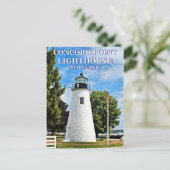 Concord Point Lighthouse, Maryland Briefkaart (Staand voorkant)