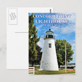 Concord Point Lighthouse, Maryland Briefkaart (Voorkant / Achterkant)