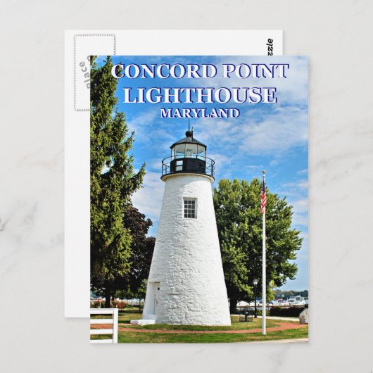 Concord Point Lighthouse, Maryland Briefkaart (Voorkant / Achterkant)