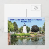 Concord Point Lighthouse, Maryland Briefkaart (Voorkant / Achterkant)
