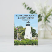 Concord Point Lighthouse, Maryland Briefkaart (Staand voorkant)