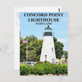 Concord Point Lighthouse, Maryland Briefkaart (Voorkant / Achterkant)