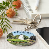 Concord Point Lighthouse, Maryland Button Sleutelh Sleutelhanger (Zijkant)