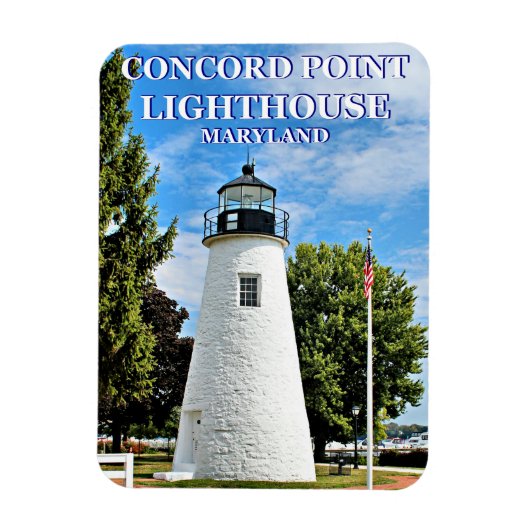Concord Point Lighthouse, Maryland Flexi Magnet Magneet (Verticaal)