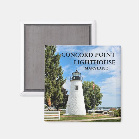 Concord Point Lighthouse, Maryland Magnet (Voorkant / Achterkant)