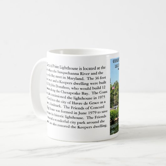Concord Point Lighthouse, Maryland Mok (Voorkant links)