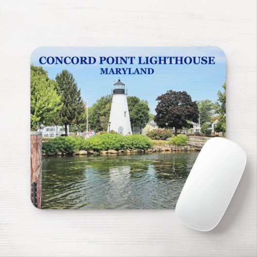 Concord Point Lighthouse, Maryland Mousepad Muismat (Met muis)