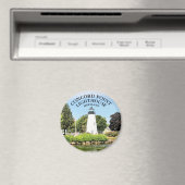 Concord Point Lighthouse, Maryland Round Magnet (Insitu (Vaatwasser))