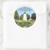 Concord Point Lighthouse, Maryland Round Stickers (Tas)