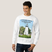Concord Point Lighthouse, Maryland Sweatshirt (Voorkant volledig)