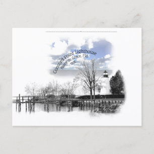 CONCORD POINT VUURTOREN - MARYLAND - ANSICHTKAART BRIEFKAART