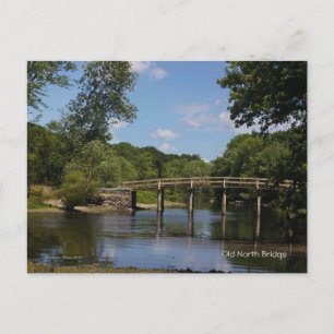 Concord River: Old North Bridge Briefkaart