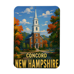 Concord Verenigde Staten Amerikaanse Stad Verkenni Magneet
