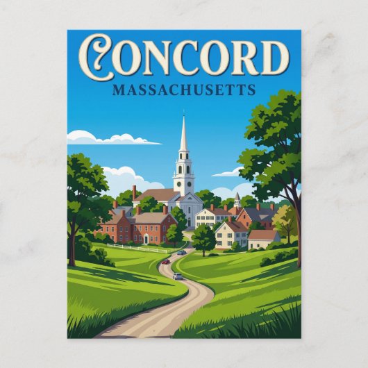 Concord Verenigde Staten Briefkaart (Voorkant)