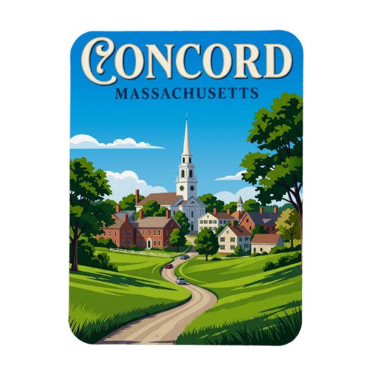 Concord Verenigde Staten Magneet (Verticaal)