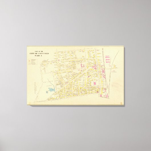 Concord, Ward 4 Canvas Afdruk (Voorkant)
