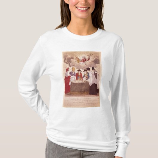 Concordaat tussen Napoleon en Paus Pius VII T-shirt (Voorkant)