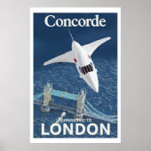 Concorde aan Londen Poster (Voorkant)