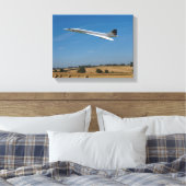 Concorde bij oogsttijd canvas afdruk (Insitu (Slaapkamer))