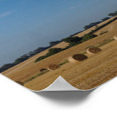 Concorde bij oogsttijd poster (Hoek)