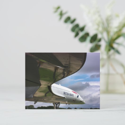 Concorde Briefkaart (Staand voorkant)